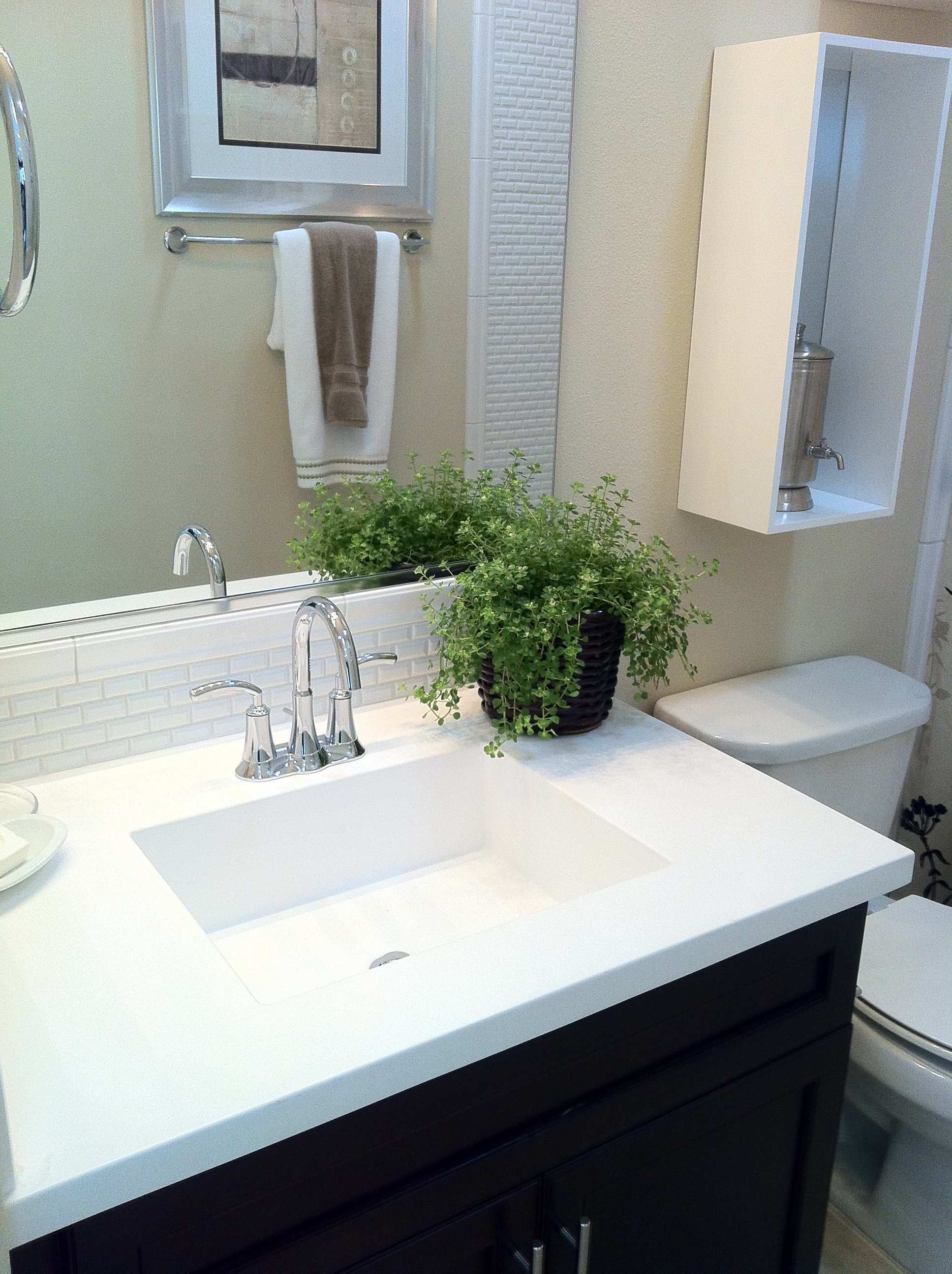 Square Cultured Sink-LOW